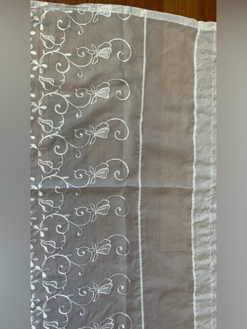 Sheer Valance 53”W X 18L - Made In Turkey